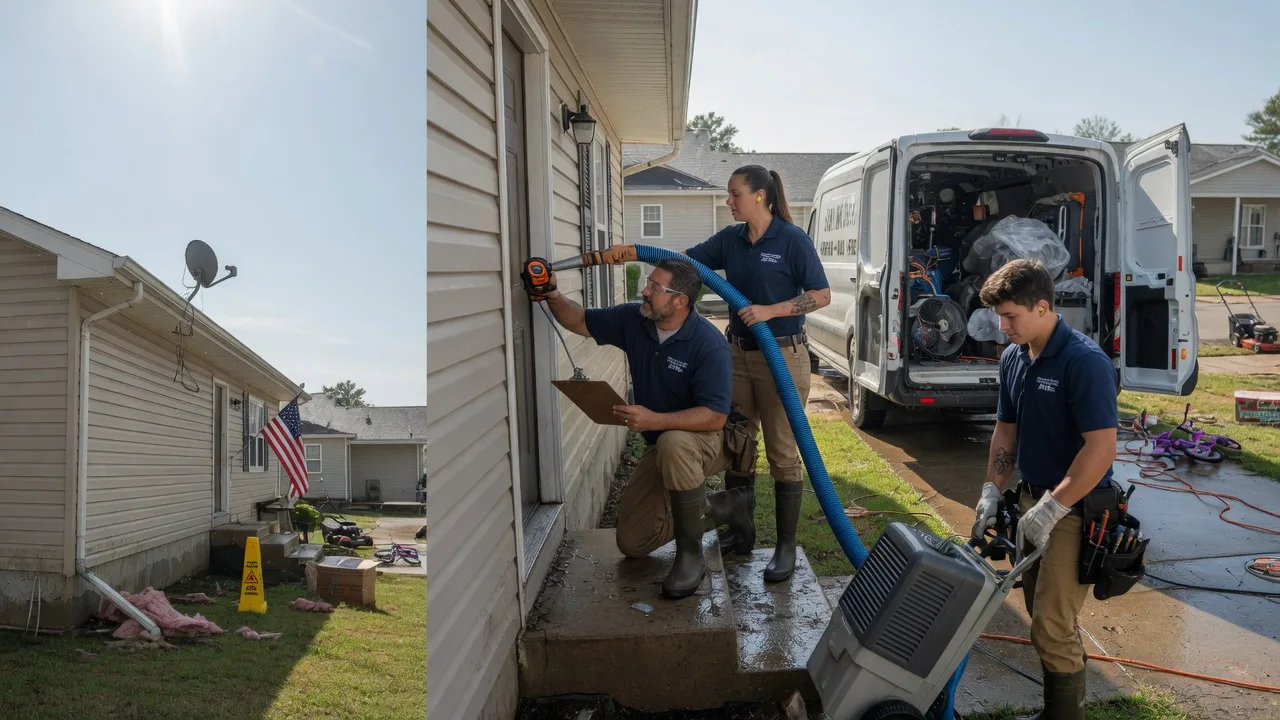 Ceiling Water Damage Restoration in Clive, IA near me